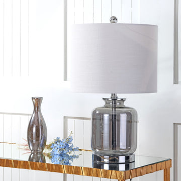 Marsh 22" Glass LED Table Lamp - JONATHAN Y